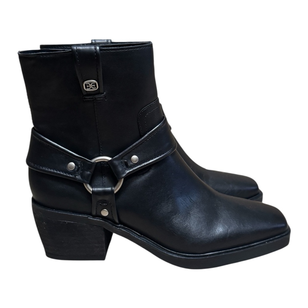 Black Harness Bootie